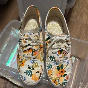 Keds X Rifle Paper Co. Sneakers with Floral Print